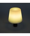 Laddningsbar RGB LED flasklampa - Vit, inkl. fjärrkontroll, IP54 utomhus