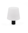 Laddningsbar RGB LED flasklampa - Vit, inkl. fjärrkontroll, IP54 utomhus