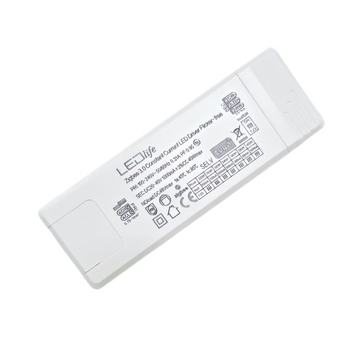 40W / 700-1000mA CCT-driver för LED-panel - 20-40V, Zigbee, Hue-kompatibel, 5 års garanti, CCT-justerbar