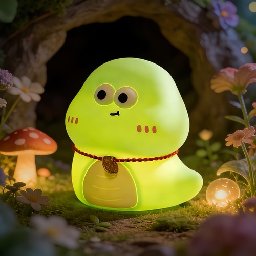 MOCHI Orm Nattlampa - Silikon, RGB + Varmvit
