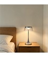 Laddningsbar LED-bordslampa - Silver, touch dimbar, CCT, IP54