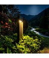 Svart trädgårdslampa - 11W, 80 cm, IP65 utomhus, inkl. ljuskälla