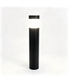 Svart trädgårdslampa - 15W, Ø16x100 cm, IP65 utomhus, inkl. ljuskälla
