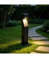 Svart Z trädgårdslampa - 10W, 80 cm, IP65 utomhus, inkl. ljuskälla