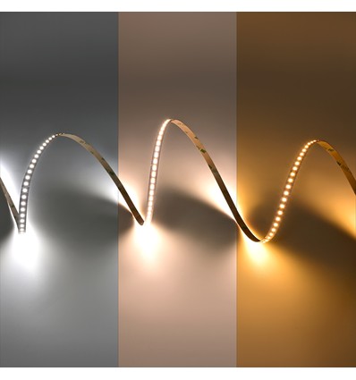 20m 7W/m CCT LED-strip RA95 - 24V DC, IP20, 288 LED per meter