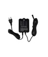 10-pack markspotlights med timer/sensor - 0,5W, rund, rostfritt stål, inkl. strömförsörjning