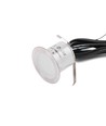 10-pack markspotlights med timer/sensor - 0,5W, rund, rostfritt stål, inkl. strömförsörjning
