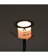 10-pack markspotlights med timer/sensor - 0,5W, rund, rostfritt stål, inkl. strömförsörjning