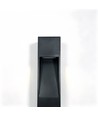 Svart trädgårdslampa - 13W, 100 cm, IP65 utomhus, inkl. ljuskälla