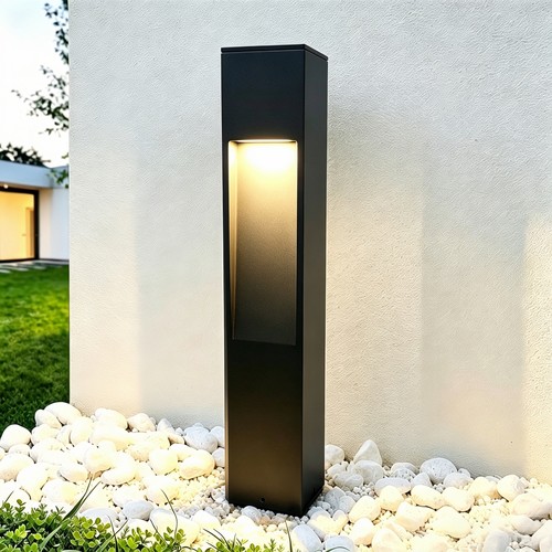 Svart trädgårdslampa - 13W, 100 cm, IP65 utomhus, inkl. ljuskälla