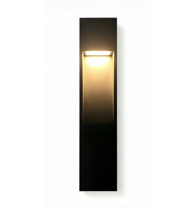 Svart trädgårdslampa - 13W, 100 cm, IP65 utomhus, inkl. ljuskälla