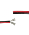 10m 1,2mm² kabel röd/svart - 2-ledare (16AWG), 12V-24V, för LED-strip