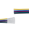 5m RGB+CCT-kabel för LED-strip - 6x0,35 mm², 12/24V