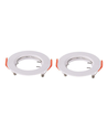 2-pack MR16/GU10 Downlight-kit - Utan ljuskälla, Blank vit, Hål: Ø6,3 cm, Mått: Ø8 cm