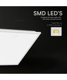 V-Tac 60x60 LED-panel, 40W - 4000K, Backlit, vit kant