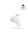 GU5,3 6W LED-lampa - 12V, 45°, MR16