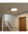 30W Sensorlampa med nödljus - justerbar watt/CCT, IP44, inbyggt batteri