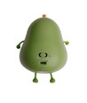 MOCHI Avocado nattlampa - Silikon, touch dimbar, IP20 inomhus