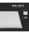 60x60 Troldtekt panel + ram med fjädrar - Höjd: 12,5mm, Komplett set, 36W