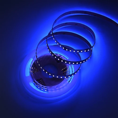 5m 10W/m UV 400 nm LED-strip - 24V DC, IP20, 120 LED per meter