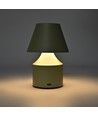 Laddningsbar LED bordslampa - Grön, touch dimbar, 3i1, IP20 inomhus