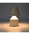 Laddningsbar LED-bordslampa - Creme, touch-dimbar, 3-i-1, IP20 inomhus
