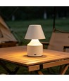 Laddningsbar LED-bordslampa - Creme, touch-dimbar, 3-i-1, IP20 inomhus
