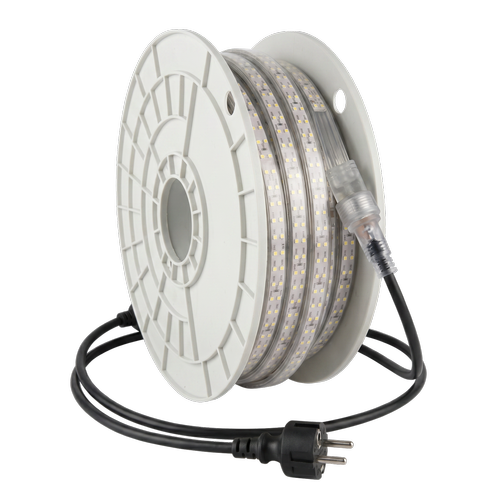 15m LEDlife arbetsljus LED strip på kabelvinda - ▽D-märkt, 230V, IP67, 180 LED/m, 11W/m, 1100 lm/m