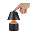 Laddningsbar LED-bordslampa - Svart, touch-dimbar, 3-i-1, IP20 inomhus