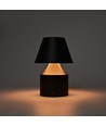 Laddningsbar LED-bordslampa - Svart, touch-dimbar, 3-i-1, IP20 inomhus