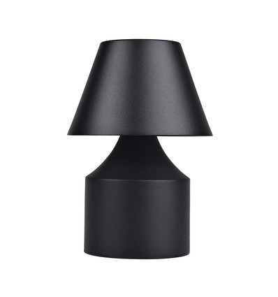Laddningsbar LED-bordslampa - Svart, touch-dimbar, 3-i-1, IP20 inomhus