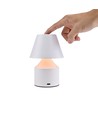 Laddningsbar LED bordslampa - Vit, touch dimbar, 3-i-1, IP20 inomhus