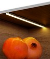 1m aluprofil BEGTON12 J/S - Svart anodiserad, påbyggnad, LED skena