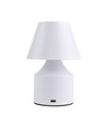 Laddningsbar LED bordslampa - Vit, touch dimbar, 3-i-1, IP20 inomhus