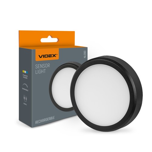 Uppladdningsbar LED-lampa med rörelsesensor - bärbar, inbyggd sensor