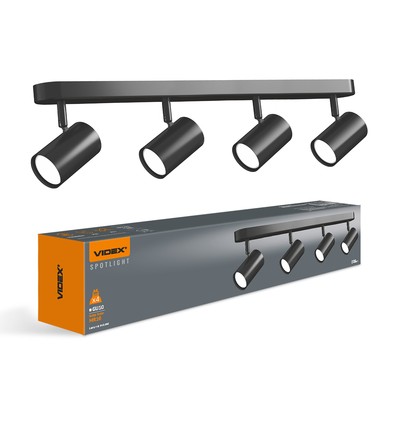 GU10 tak-/vägglampa för 4 ljuskällor - Vit, utan ljuskälla