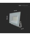 20W LED-strålkastare - IP65, vitt hölje, 6500K, utomhus