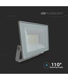 20W LED-strålkastare - IP65, vitt hölje, 6500K, utomhus