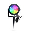 Zigbee Pro LED Trädgårdsspot 25W RGB+CCT, 2100LM, IP65, 230V - Svart