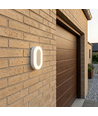 Oval LED-vägglampa - 11W, IP65, IK07, 5000K, vit