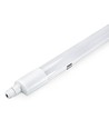 120cm slim RA93 armatur genomkopplad - 36W, 120lm/W, IP65