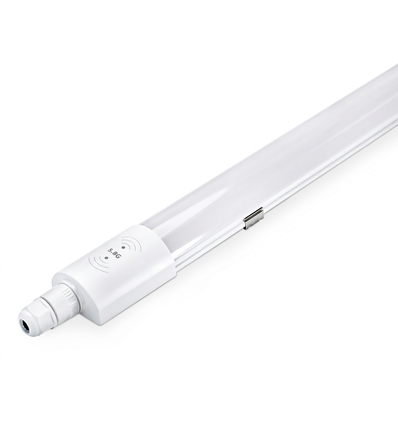 150cm HICRI PRO sensorarmatur 46W - Vidarekopplingsbar, mikrovågssensor, RA93, 130lm/W, IP65
