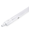 150cm HICRI PRO sensorarmatur 46W - Vidarekopplingsbar, mikrovågssensor, RA93, 130lm/W, IP65