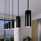 E14 Lamphållare & takkopp, Designer - Svart, 2m sladd
