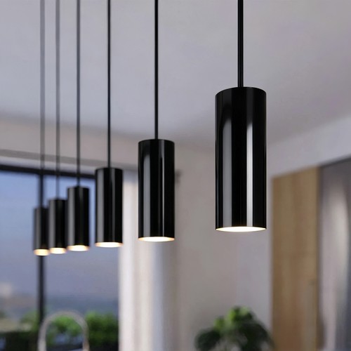 E14 Lamphållare & takkopp, Designer - Svart, 2m sladd