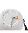 Laddningsbar RGB LED bordslampa Ø13cm - Vit, inkl. fjärrkontroll, IP54 utomhus