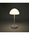 Laddningsbar LED-bordslampa Inne/ute - Vit, touch-dimbar, 3-i-1, IP20 inomhus