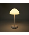Laddningsbar LED-bordslampa Inne/ute - Vit, touch-dimbar, 3-i-1, IP20 inomhus