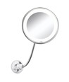 Sminkspegel med inbyggd LED-belysning - 3xAAA, sugpropp och arm