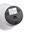 Laddningsbar LED-bordslampa - Vit, Ø16cm, 21,5cm hög, touch-dimbar, 3-i-1, IP20 inomhus
